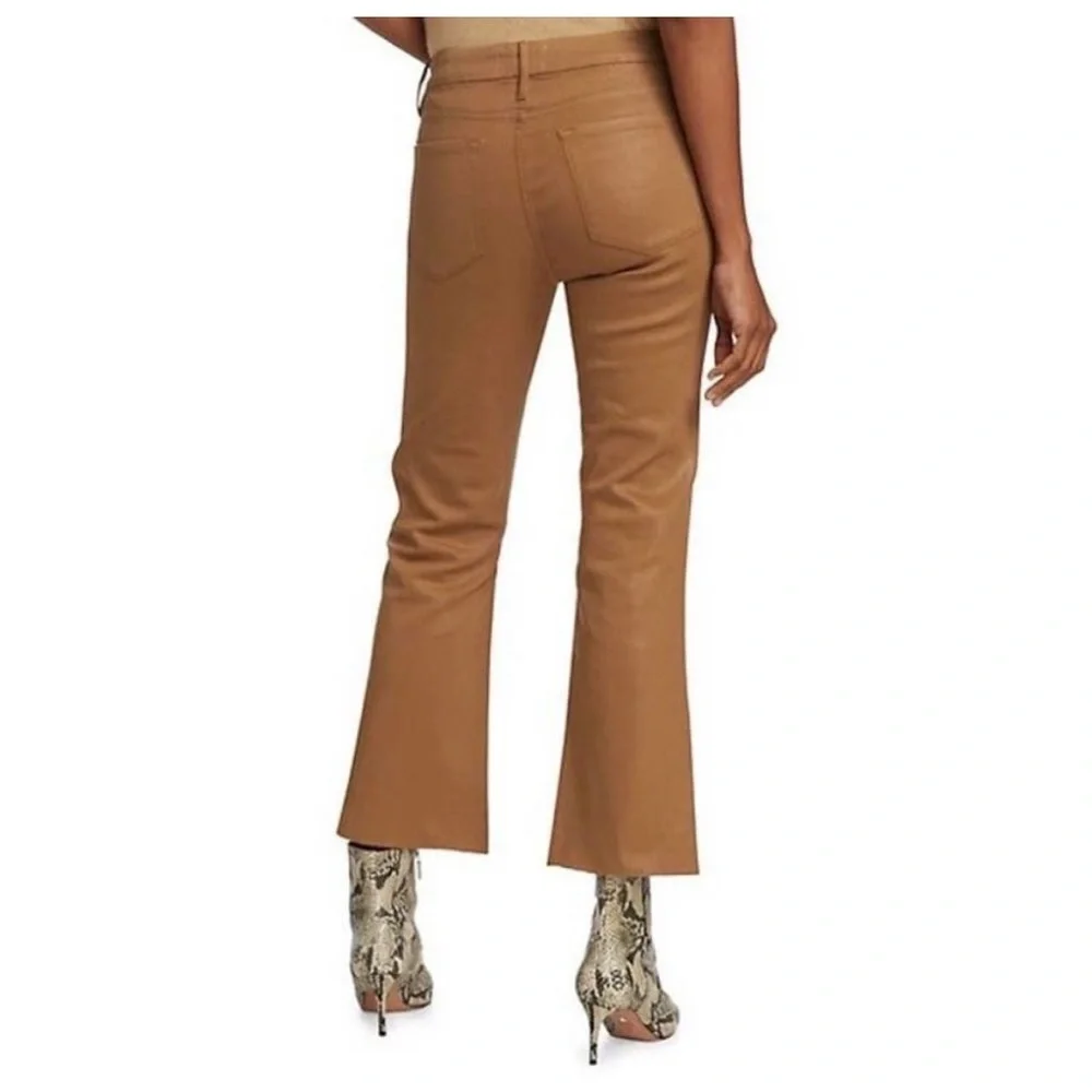 Frame Le Crop Mini Boot in Latte Sz. 24 tan brown - Picture 2 of 9